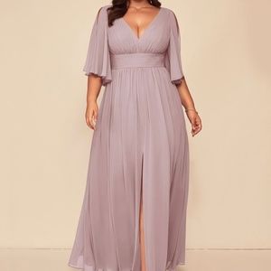 Azazie Temeka Vintage Mauve Bridesmaids Dress